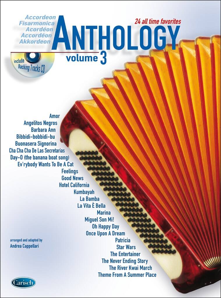 Anthology Accordion Vol. 3: (Arr. Andrea Cappellari): Akkordeon Solo