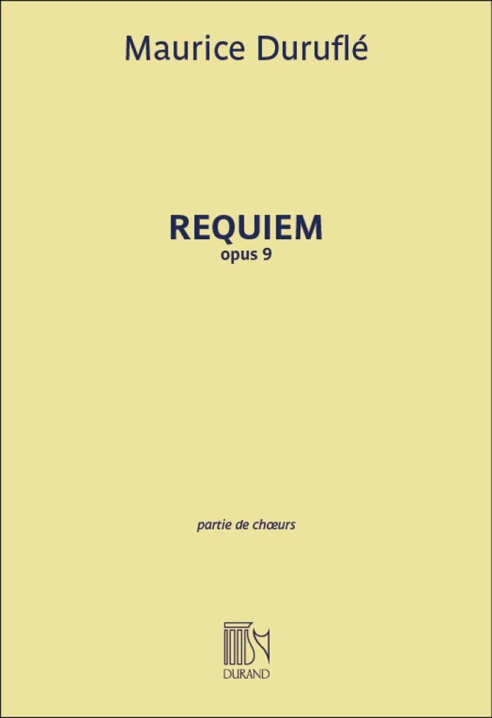 Maurice Duruflé: Requiem Opus 9 - Choral Score: Gemischter Chor mit Begleitung