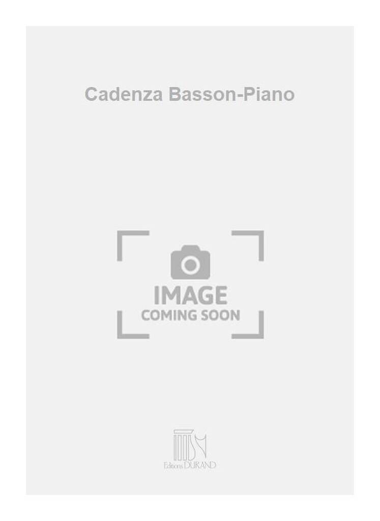 Graciane Finzi: Cadenza Basson-Piano: Fagott Solo