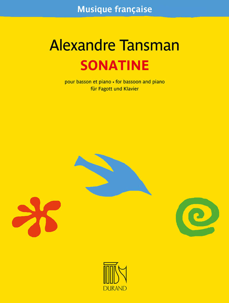 Alexandre Tansman: Sonatine pour basson et piano: Fagott mit Begleitung