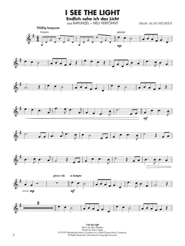 BläserKlasse Disney - Horn in F: Horn Solo