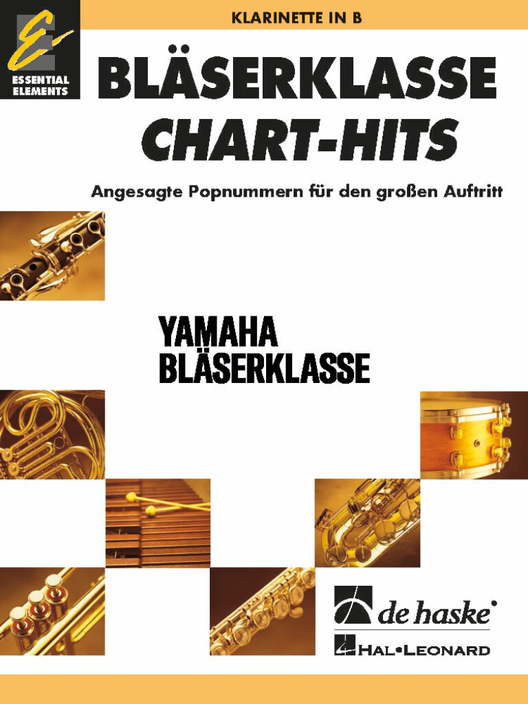 BläserKlasse Chart-Hits - Klarinette in B: (Arr. Marc Jeanbourquin): Blasorchester