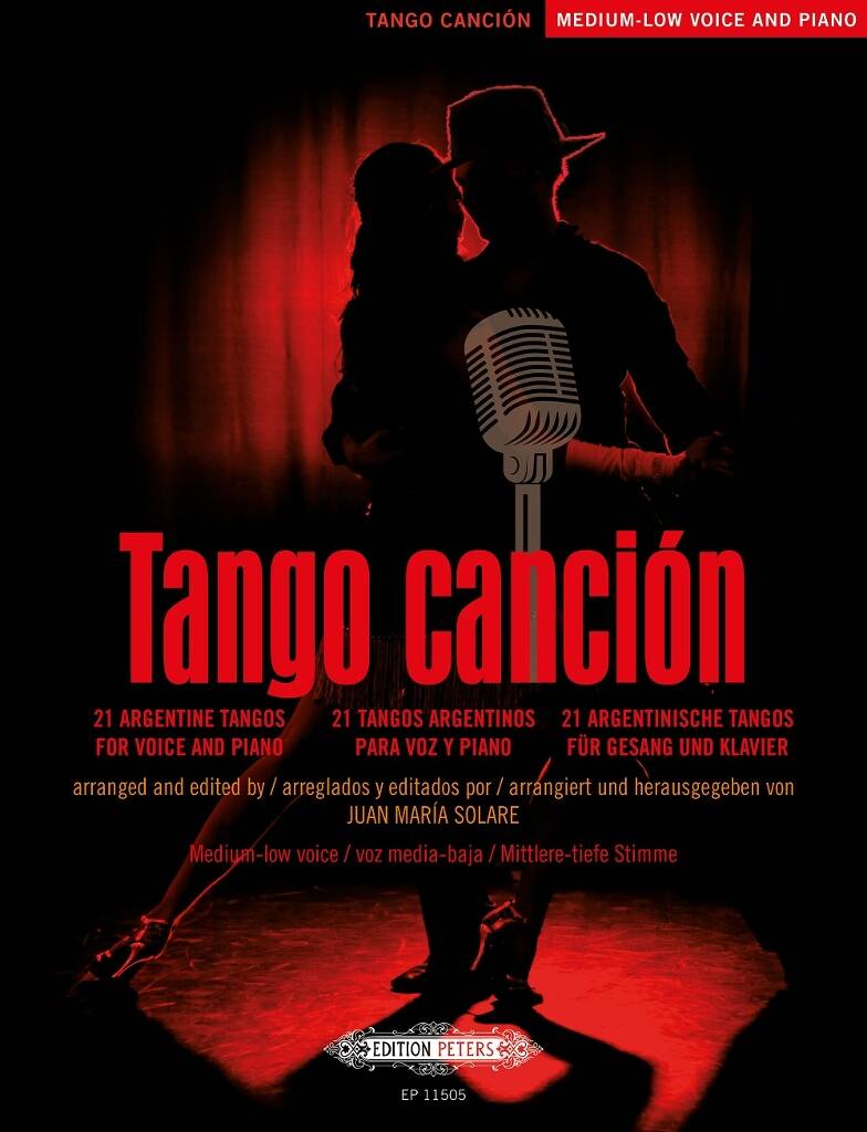 Tango cancion (low voice): (Arr. Juan María Solare): Gesang Solo