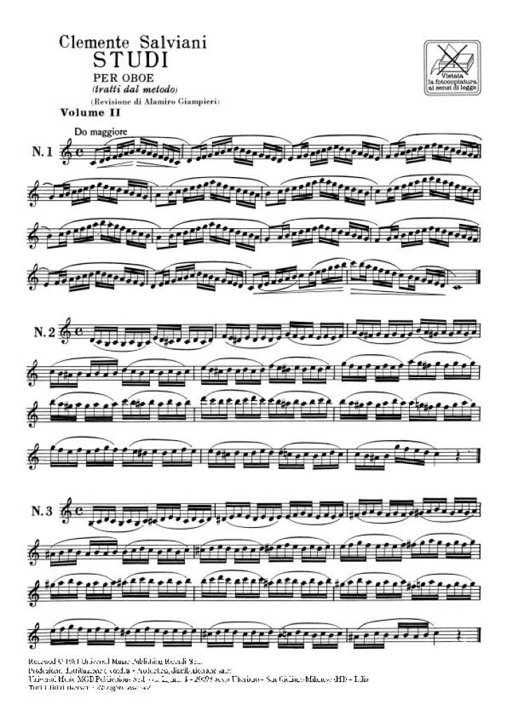 Studi per oboe (tratti dal Metodo) Vol. IV