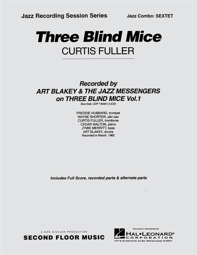 Curtis Fuller: Three Blind Mice: Jazz Ensemble