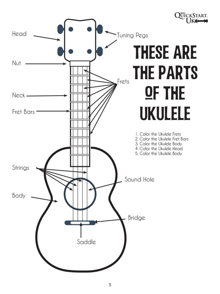 Kid's Uke - Ukulele Activity Fun Book