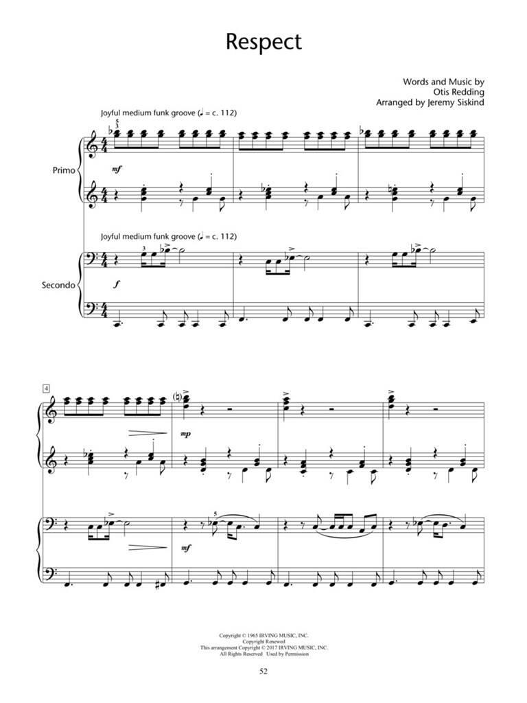 Pop Hits for Piano Duet: (Arr. Jeremy Siskind): Klavier vierhändig