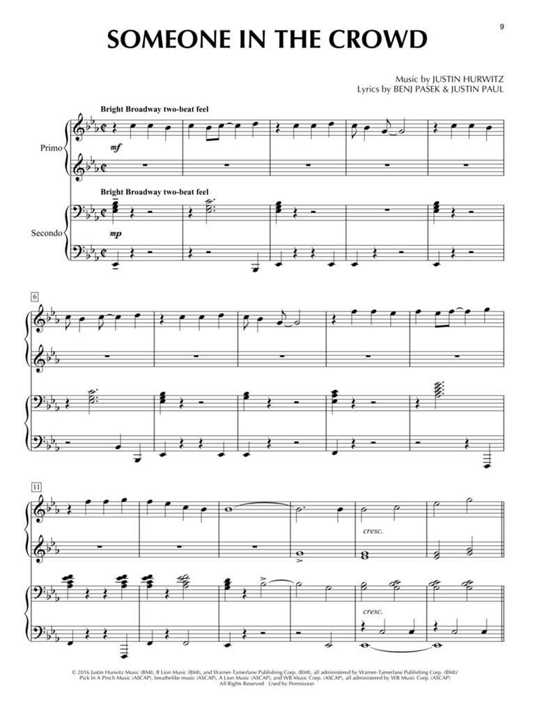 La La Land - Piano Duet: Klavier vierhändig