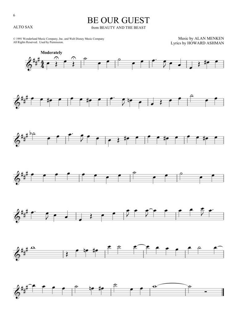 101 Disney Songs: Altsaxophon