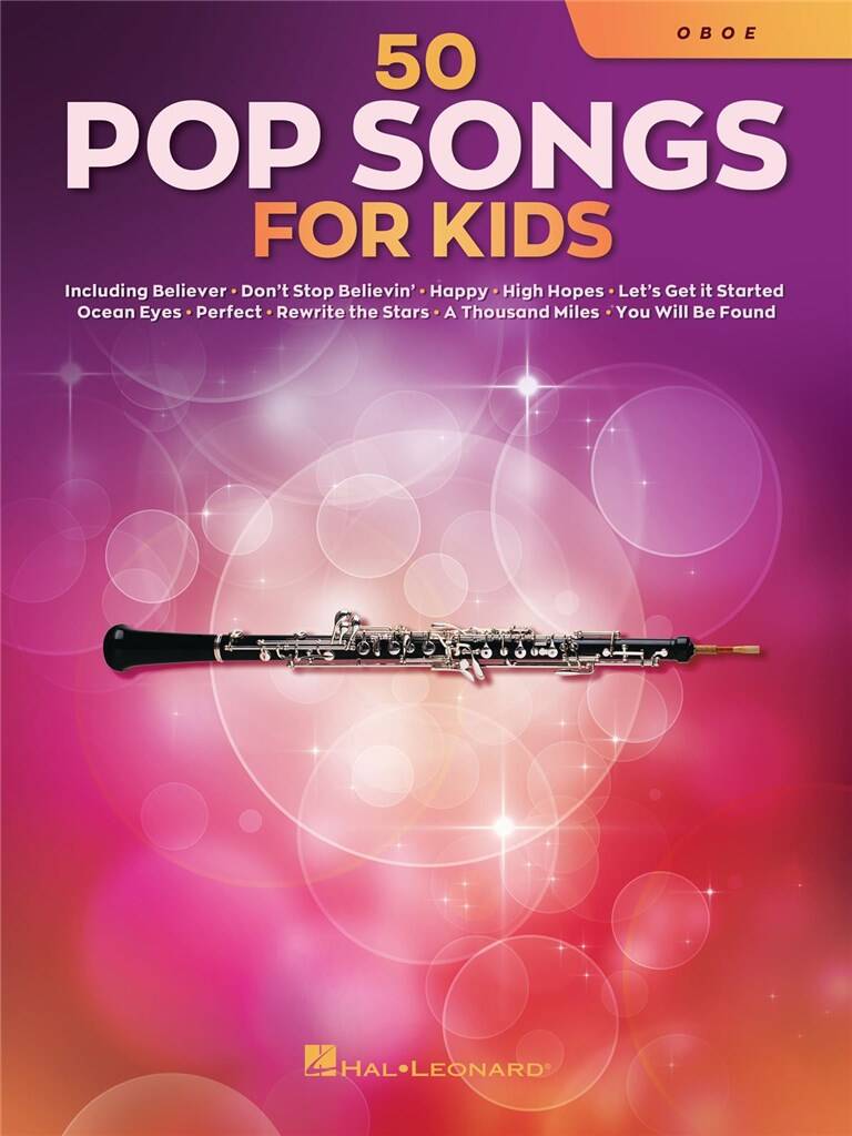 50 Pop Songs for Kids: Oboe Solo