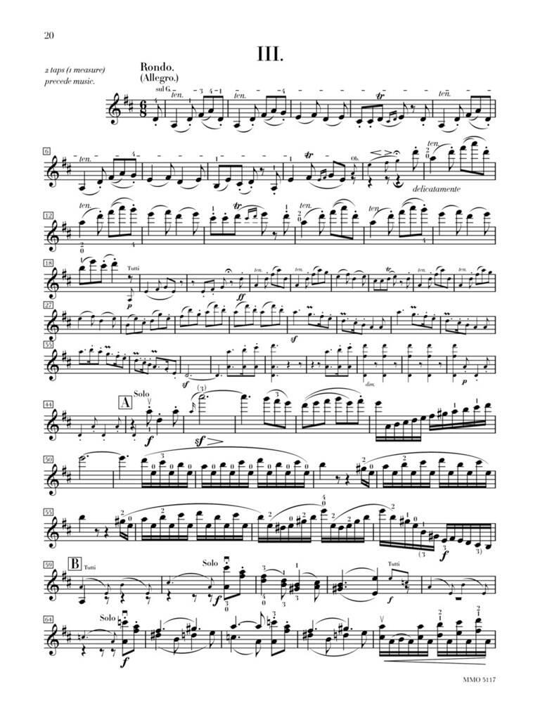 Beethoven - Violin Concerto in D Major, Op. 61: Violine Solo