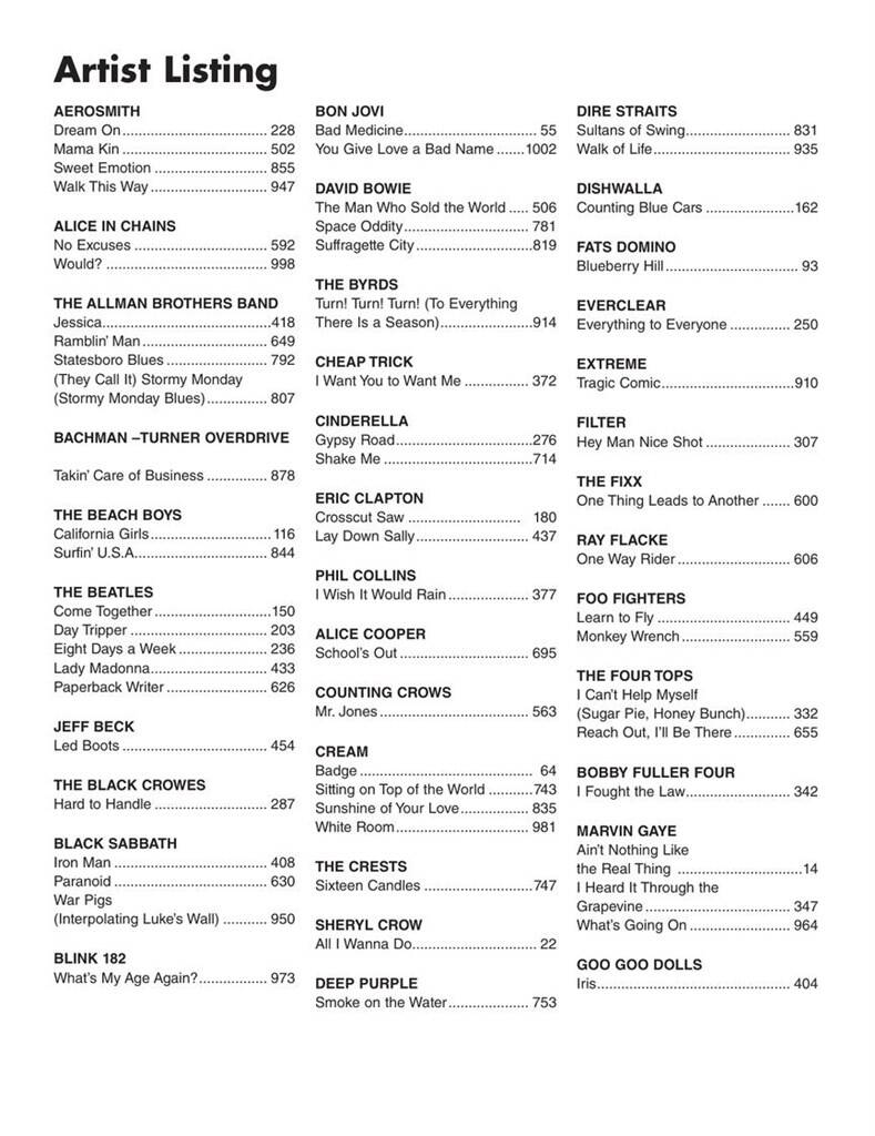 Bass Tab White Pages: Bassgitarre Solo