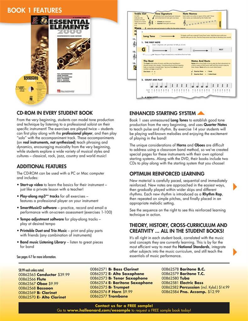 Essential Elements for Band - Book 1 - Bari Sax