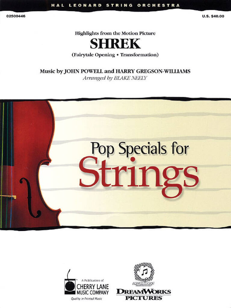 Harry Gregson-Williams: Music from Shrek: (Arr. Blake Neely): Streichensemble
