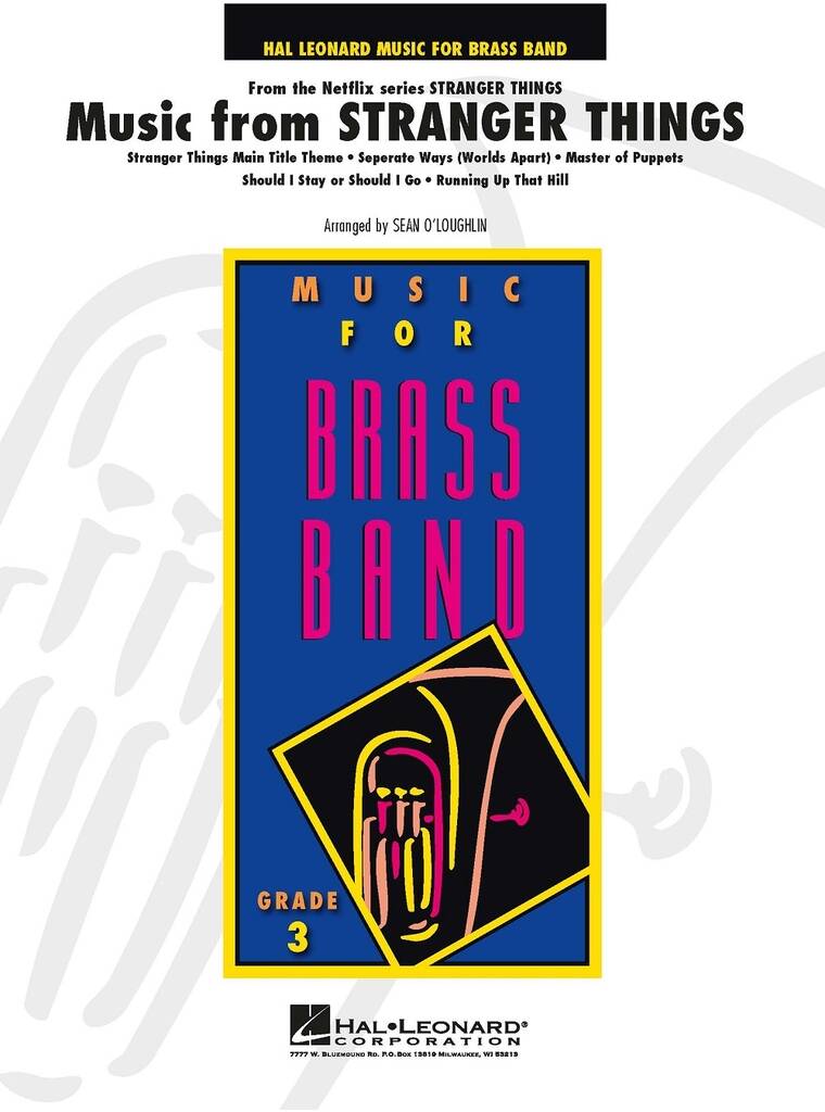 Music from STRANGER THINGS: (Arr. Sean O'Loughlin): Brass Band