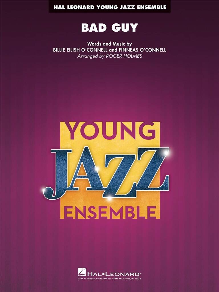 Billie Eilish: Bad Guy: (Arr. Roger Holmes): Jazz Ensemble