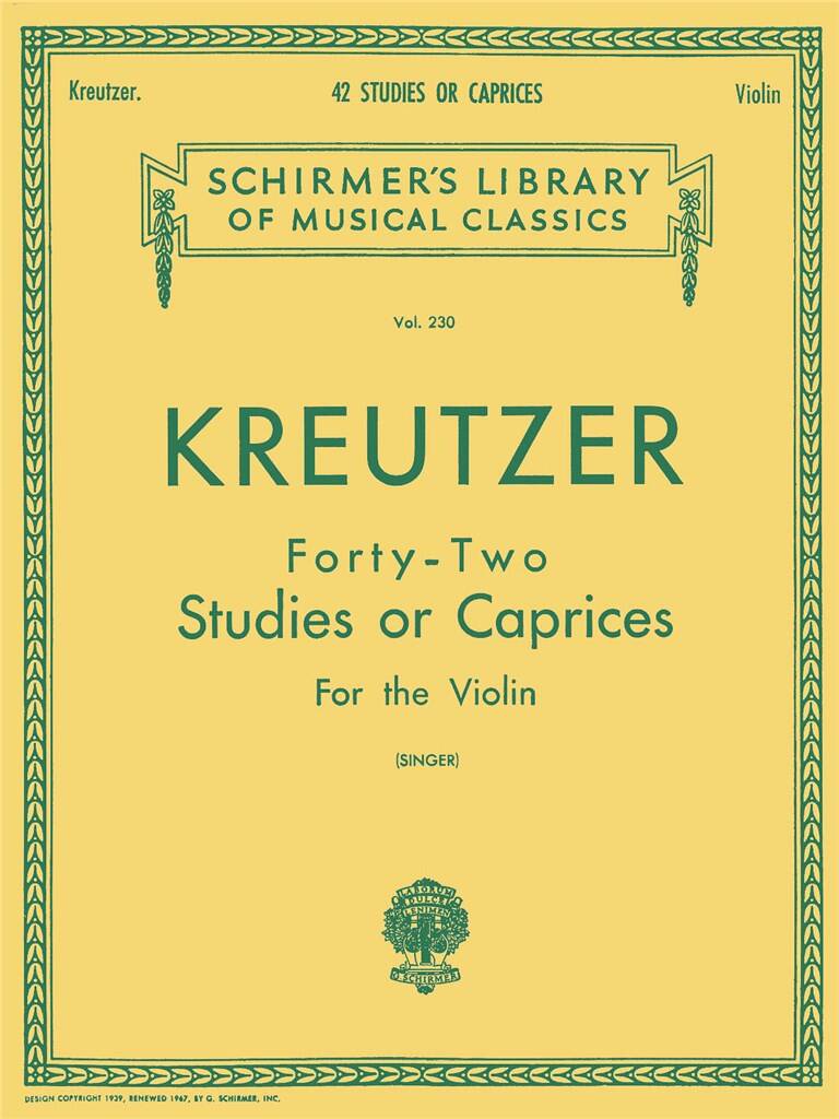 Kreutzer - 42 Studies or Caprices