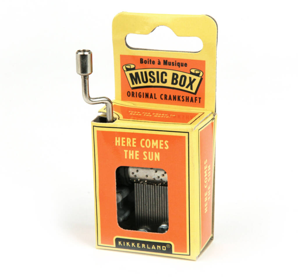 Hand Crank Music Box Beatles Here Comes The Sun