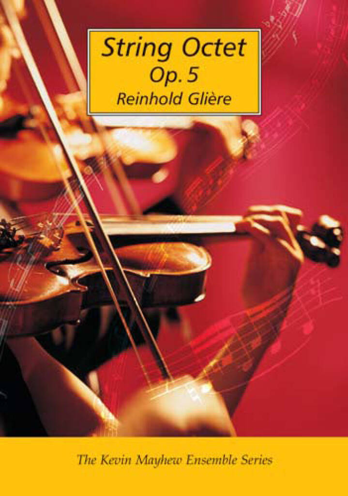 Reinhold Glière: String Octet Op 5 - Score: Streichensemble