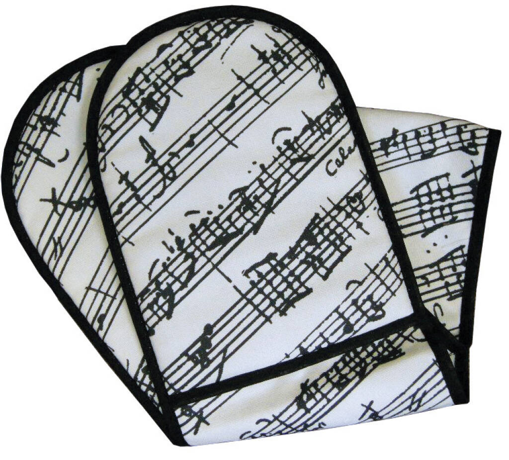 Manuscript White Oven Gloves