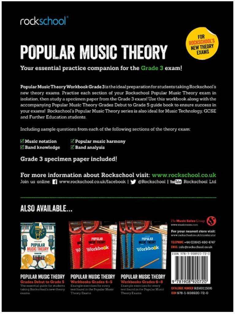 Rockschool: Popular Music Theory Workbook Grade 3