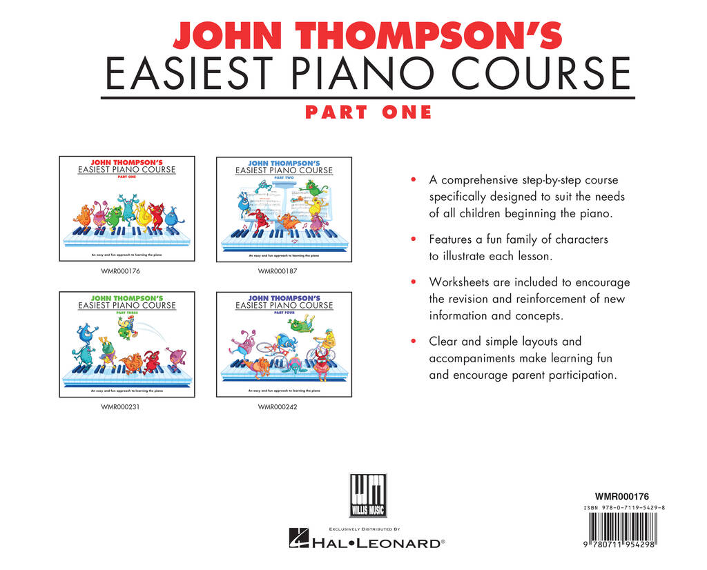 John Thompson's Easiest Piano Course 1