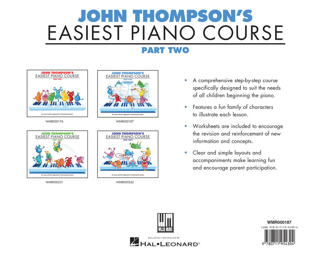 John Thompson's Easiest Piano Course 2