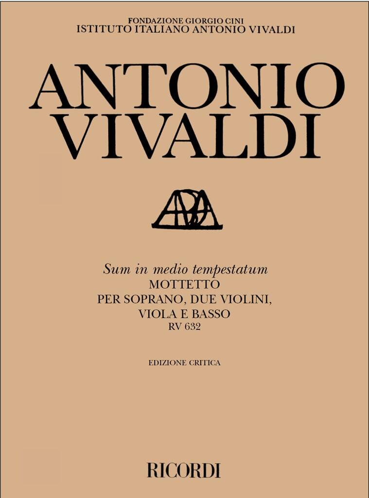 Antonio Vivaldi: Sum In Medio Tempestatum Rv 632: Gesang mit sonstiger Begleitung