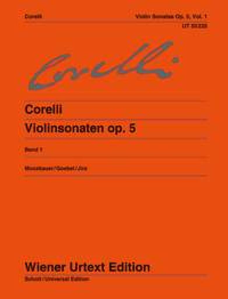 Arcangelo Corelli: Violinsonaten op. 5 Band 1: Violine mit Begleitung