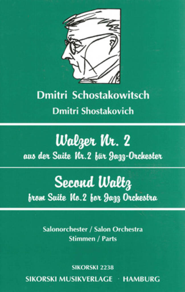 Dimitri Shostakovich: Walz Nr. 2 aus der Suite Nr. 2 für Jazz-Orchester: (Arr. Hans-Joachim Rogoll): Orchester