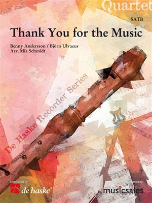 Benny Andersson: Thank You for the Music: (Arr. Mia Schmidt): Blockflöte Ensemble