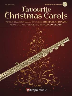 Favourite Christmas Carols: (Arr. Franco Cesarini): Flöte mit Begleitung