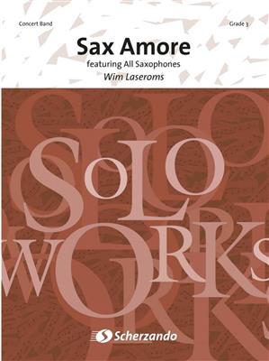 Wim Laseroms: Sax Amore: Blasorchester mit Solo