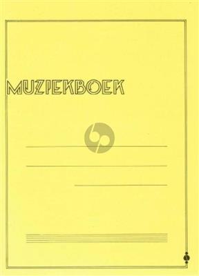 Muziekschrift 12 Balks ( Geel ): Notenpapier