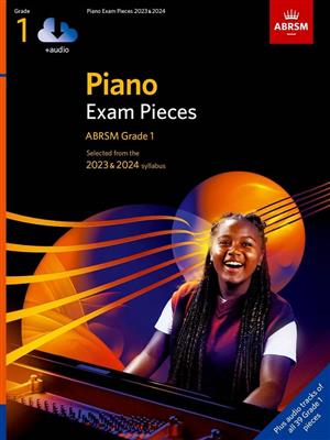 ABRSM Piano Exam Pieces 2023-2024 Grade 1 + Audio