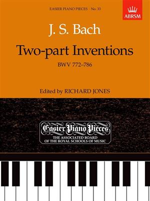 Johann Sebastian Bach: Two-Part Inventions BWV 772-786: Klavier Solo