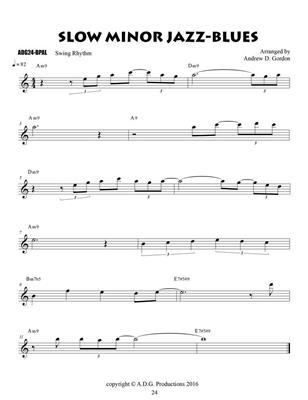 The Blues Play-A-Long and Solos: Violine Solo
