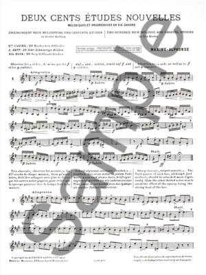 Maxime Alphonse: 200 Études Nouvelles Mélodiques et Progressives 5: Horn Solo