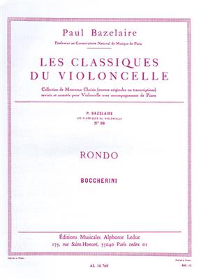 Luigi Boccherini: Rondo C Major After String Quartet G 310: Cello mit Begleitung