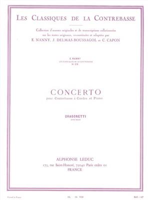 Domenico Dragonetti: Concerto pour Contrebasse et Piano: Kontrabass Solo
