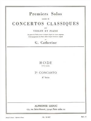 Pierre Rode: 7th Concerto - 1st Solo: Violine mit Begleitung