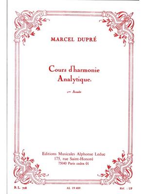 Cours D'Harmonie Analytique 1ere Annee