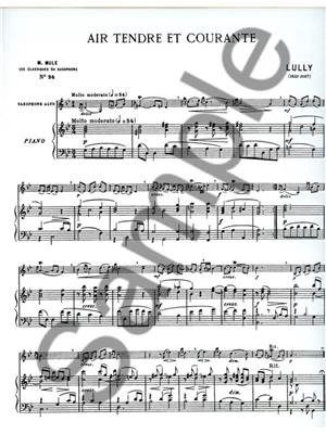 Jean-Baptiste Lully: Air tendre et Courante: Streichorchester mit Solo