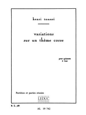 Henri Tomasi: Variations sur un Thème corse: Blasquintett