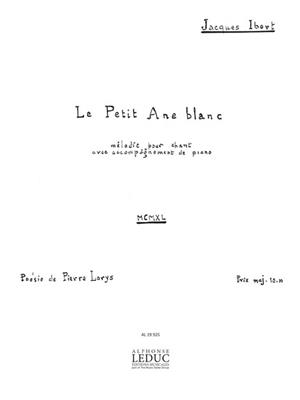 Jacques Ibert: Le Petit Ane blanc: Gesang mit Klavier