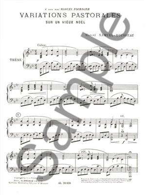 Marcel Samuel-Rousseau: Variations Pastorales Sur Un Vieux - Noel For Harp: Harfe Solo