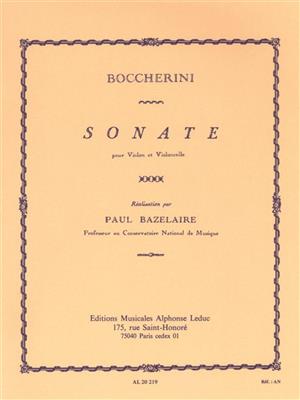 Luigi Boccherini: Sonata: Streicher Duett