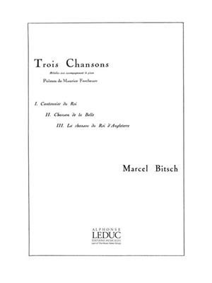 Marcel Bitsch: 3 Chansons sur des Poemes de M.Fombeure: Gesang mit Klavier