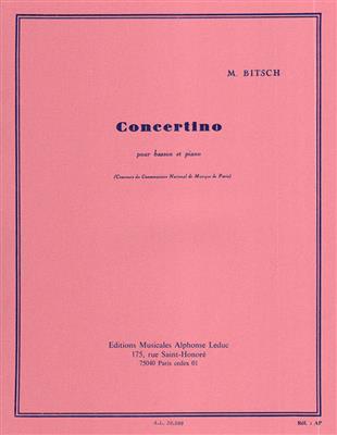 Marcel Bitsch: Concertino: Fagott mit Begleitung