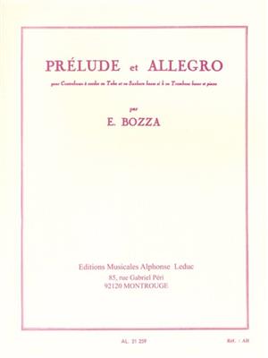 Eugène Bozza: Prélude et Allegro: Kontrabass mit Begleitung